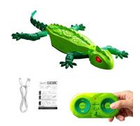 Générique Wall Crawling Gecko with LED Eyes Rechargeable Electric Robot