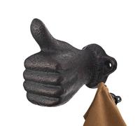 Générique Wall Hooks Decorative | Elegant Funny Metal Hand Gesture Wall Mount - Versatile Emotional Connection Purse Hat Hooks | For Bedroom Kitchen Living Room, Keys Towels Coats Jewelry