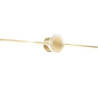 Générique Wall Lamp Mirror Light Hardware Acrylic LED Mirror Front Light Personality Bathroom Waterproof Fog Dresser Makeup Mural Energy Saving Long Strip Lamp Gold,Style Minimaliste