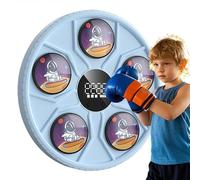 Générique Wall Mount Boxing Machine, Electronic Smart Punch Trainer, Touch Screen & Battery-Powered Design, Shock-Absorbing Pad, Ideal for Indoor Workouts, Home Gym, Fitness Training