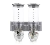 Générique Wall Mount Dry Goods Dispenser - Large Capacity Grain Container, Food Portion Storage Organizer, Dry Ingredient Sorting Canister, Space Saving Pantry Management System For Nuts Flour Rice