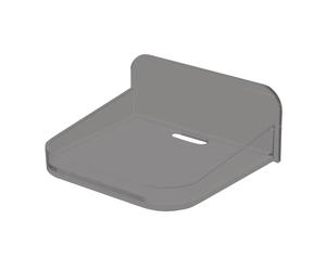 Générique Wall Mount Shelf - Acrylic Security Camera Ledge, Compact Wireless Speaker Stand, Drill Free Adhesive Installation, Integrated Cord Management, Space Saving Home Accessory for Living Room