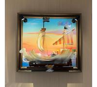 Générique Wall-Mountable Display Frame for 75639 One Pie*ce: Going Merry (no modle) (Style A - with Light)