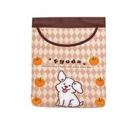 Générique Wall Mounted Mesh Bag - Cute Puppy Print Net Pocket | with U Shape Elastic Opening Wall Mounted Organizer Basket for Bathroom Entrance Home Bedroom Kitchen Cabinet Door