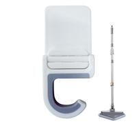 Générique Wall Mounted Mop Broom Holder - Easy to Use Organizer Rack | For Home Garden Garage Storage Room | Sturdy Cleaning Tool Hanger