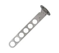 Générique Wall Mounted Rack, Folding Garments Organizer, Adjustable Clothes Drying Stand, Space-Saving Wall Feature, Laundry Room Accessory, Home Apartment Dorm Closet Wardrobe