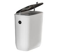 Générique Wall Mounted Trash Can - Large Capacity for Space-Saving Organization, Easy Accessibility with Swing Lid, Rust-Resistant for Bathroom, Kitchen, Office, Rooms, Compact Design, 10 x inches
