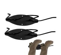 Générique Wall Mounted Wader Hooks, Metal Storage Organizer Set, Sturdy Rack with Secure Mounting, Heavy Duty Hanger System, Space Saving Holder with Sl inish, Workshop Accessory for Barn & Porch