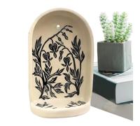 Générique Wall Niche Sacred - Decorative Alcove Shelf for Meditation Decor | Wooden Floating Display with Elegant Design, Perfect for Statues Candles Crystals Stones in Home Office Or Apartment