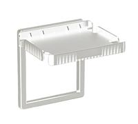 Générique Wall Outlet Shelf | Space-Saving Wall Shelfs Walls Mounted Adhesive Outlet Shelf, Vertical Walls Holder Extender Home Decor for Cameras & Routers