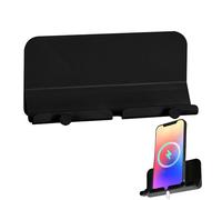 Générique Wall Phone Holder - ABS,Cell Phone Wall Mount, Installation Effortles | Non-Skid Framework,Adhesive Rack Shelf Stand Organizer Storage for Smartphone Ereader Cabinet Bathroom Home