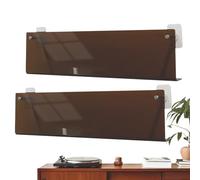 Générique Wall Record Holder-Clear Adhesive Floating Vinyl Shelf, No Drill Acrylic Display Stand, Invisible Record Storage Rack, Aesthetic Album Cover Gallery, Multi-Use Book & Ledge | For Teens