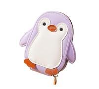 Générique Wallet Card Holder - Penguin Zipper Accordion Organizer | Large Capacity Cartoon Credit Storage Case Portable ID Card Pouch for Travel, Work, School, Office, Everyday Use