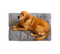 Générique Warm Dog Bed, Soft Calming Pet Pad, Portable Anti Slip Sleeping Mat with Plush, Crate Cushion with Washable Cover, Comfortable Resting Spot for Home Dorm Apartment Bedroom Living Room