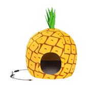 Générique Warming Cat Bed with Temperature Control, Timer, USB Plug-in Heated Pet Bed for Small Pets, Comfortable Cat House for Cats Up to 7.5kg, Cozy Nest for Pets Color Yellow and Orange