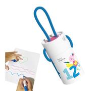 Générique Washable Crayons - 12 Piece Twistable No Sharpen Easy Grip Set | Coloring Crayons for Kids Classroom Kindergarten Home Travel Back to School Party Favors Birthday Christmas