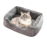 Générique Washable Dog Bed, Puppy Bed Small Dogs, Anti-Slip Bottom 27.56x19.69x5.91 inches, Soft Plush Cushion, Indoor Outdoor Use, Pet Sofa for Crate, Floor, Balcony, Bedroom Comfort