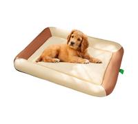 Générique Washable Waterproof Dog Bed, Breathable Cat Cushion, 19.69x15.75x3.15 inches, Easy Cleaning, Soft Anti-Slip Puppy Bed for Bedroom, Study, Living Room, High Rebound Pad