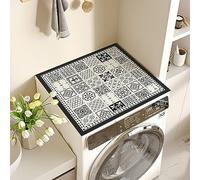 Générique Washing Machine Cover, Diatomaceous Dustproof Cover for Tumble Dryer, Quick Drying and Easy to Clean, Sun Protection