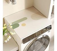 Générique Washing Machine Cover, Diatomaceous Dustproof Cover for Tumble Dryer, Quick Drying and Easy to Clean, Sun Protection