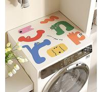 Générique Washing Machine Cover, Diatomaceous Dustproof Cover for Tumble Dryer, Quick Drying and Easy to Clean, Sun Protection