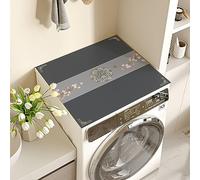 Générique Washing Machine Cover, Diatomaceous Dustproof Cover for Tumble Dryer, Quick Drying and Easy to Clean, Sun Protection