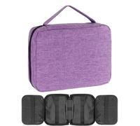 Générique Watch Band Case, Travel Straps Pouch, Foldable Storage Holder, Portable Carrying Design, Sturdy Spacious 20-Slot Capacity, Perfect for Organizing Watch Straps.