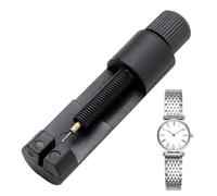 Générique Watch Hammer - Steel Belt, Repair Tool Kit | Bracelet Chain Link Remover with Replacement Pins - Strap Adjustment | Watch Back Removal