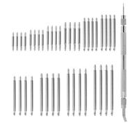 Générique Watch Spring Bar Tool, Stainless Steel Pins Replacement Kit, 41x Watches Pin Bar, Metal Wrist Bands Removal Kit, (Durable, Easy to Use)