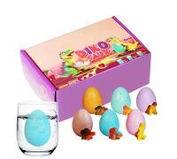 Générique Water Activated Dinosaur Hatching Eggs | 6 Pieces Hatching Toys | Holiday Basket Stuffers | for Boys Girls Classroom Playdates Summer Camp Playroom Living Room Travel Nursery