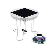 Générique Water Agitator for Bird Bath - ABS Stainless Steel 16x13cm Solar
