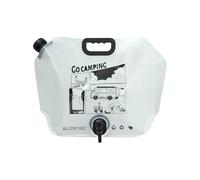 Générique Water Bag, Water Container Pouch, 8l Large Capacity Leakproof Drinking Reservoir with 14 X 11 inches Size, Hydration Storage for Camping, Hiking, Biking, Riding, Travels, Orange Gray