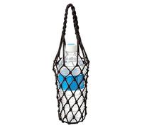 Générique Water Bottle Bag - Crochet Mesh Portable Carrying Storage Sleeve | Lightweight Bottle Holder Purse Style Carrier | Handcrafted Drink B́ottle Sling for Camping Hiking Picnic Travel