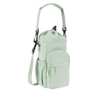 Générique Water Bottle Bag, Insulated Cup Holder with Pockets, 12.01x5x4.02 inches Adjustable Strap, Large Capacity Waterproof Organizer Pouch for Gym, Workouts, Hiking, Trips and Adventures