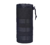 Générique Water Bottle Carrier, Secure Buckle Pouch, Hydration Holder, Stable Design, Flask Sleeve, (1 Piece, Black, Khaki), Perfect for Hiking and Camping, Traveling and Outdoor Activities