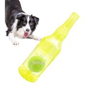 Générique Water Bottle Dog Toy, Interactive Puppies Chew Toy, 9.65x2.95 inches, 7.68x2.17in Squeaky Bottle Cruncher, Creative Teething Chew Toy for Puppy Birthday Holiday