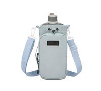 Générique Water Bottle Holder, Shoulder Strap Bag, Cup Sleeve Carrier, Multi Function Phone Pocket, 9.06x3.94inc, Portable Compact Ideal for Walking, Camping, and Climbing