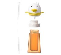 Générique Water Bottle Sippy Top - Duckling Straw Converter | Anti-Spill Silicone Sippy Lid With 23.5cm Straw, Leakproof Universal Spout Cap For Girls Boys School Outdoor Hiking Picnic Camping