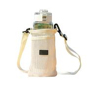 Générique Water Bottle Sling Bag - Fashionable Drinking Cup Carrier, Adjustable Shoulder Strap Holder, Lightweight Outdoor Bottle Pouch | Ideal for Shopping School Running Outdoor Adventures Travel