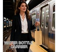 Générique Water Bottles Carrier Bag - Water Bottle Holder Bag | Portable Insulated Bottle Organizer | Mobile Phone Organizer | for Gym Sports Hiking Fitness Football Travel Car Camping Outdoor