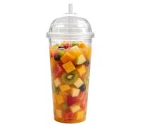 Générique Water Cup with Straw - 20oz Double Wall Insulated Clear Water Bottle - Drinking Cups,for Coffee, Tea, Drinks, Home, Travel, Office, Kids, Adults