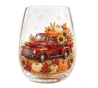 Générique Water Drinking Glasses - Cute Anti-Tip Fall Decor | Harvest Cup
