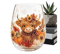 Générique Water Drinking Glasses - Cute Anti-Tip Fall Decor | Harvest Cup