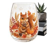 Générique Water Drinking Glasses - Cute Anti-Tip Fall Decor | Harvest Cup