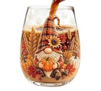 Générique Water Drinking Glasses - Cute Anti-Tip Fall Decor | Harvest Cup