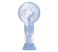 Générique Water Fan, Handheld Foldable Mist Spray, 16.2x4.4x7.8cm/6.38x1.73x3.07 inch 3-Speed Portable Air Cooler with Waters Tank For Outdoor Travel Camping Home Beach Gym Picnic Summer Use