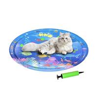 Générique Water Mat, Cooling Pad, Interactive Foldable Washable Mat, Leakproof Splash Paddings, Portable Summer for Outdoor Indoor Play and Pet Comfort, 39.37 inches