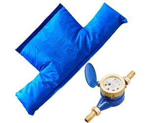 Générique Water Meter Insulation Cover - Freeze Protection Water Meter Covers Double Sided Heat Preservation Bag - 3 Way Sprinkler Valve Cover for Outside - Weatherproof Well Pump Covers