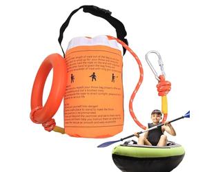 Générique Water Rescue Throw Bag, Reflective Floating Safety Gear, Sturdy Rope Included, High Visibility Design, Compact Size, Excellent for Rafting, Boating, Fishing Situations