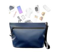 Générique Water Resistant Tote Bag - 25cm Multipurpose Sturdy Zippered Hand Pouch, Lightweight Casual Carry | Waterproof for Valuables Beach Travel Outdoor Portable Everyday Use